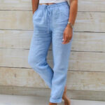Leonie Linnen Flexi-Waist Broek