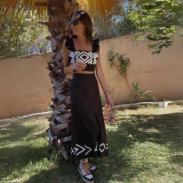 jurkzwart.jpg Molina Zomer Top/Rok Set - Image 1